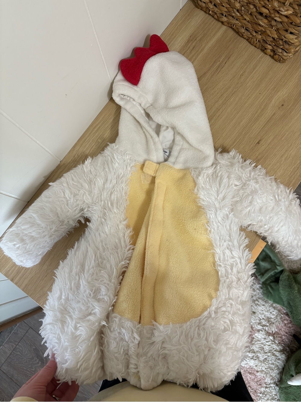 Plush Chicken Hooded Puffer Jacket for Kids Halloween Costume 🎃 🐓